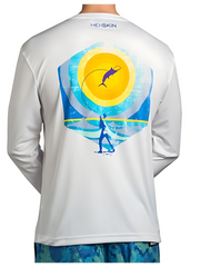 Jumping Marlin Lightweight Long Sleeve UPF 50+ Fishing T-Shirt