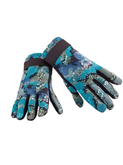 Deep Blue Camo Diving Gloves