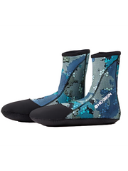 Deep Blue Camo Diving Booties