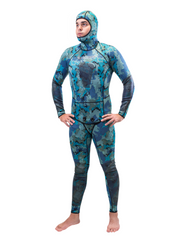 1.5MM Deep Blue Camo Wetsuit