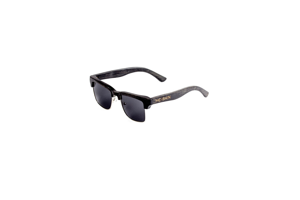 Rom Cay Polarized Wooden Sunglasses - Hexskin
