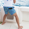 Camo Short Swim Trunks Deep Blue Men's Board Shorts