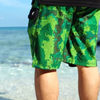 quick dry, four way stretch recycled material boardshort